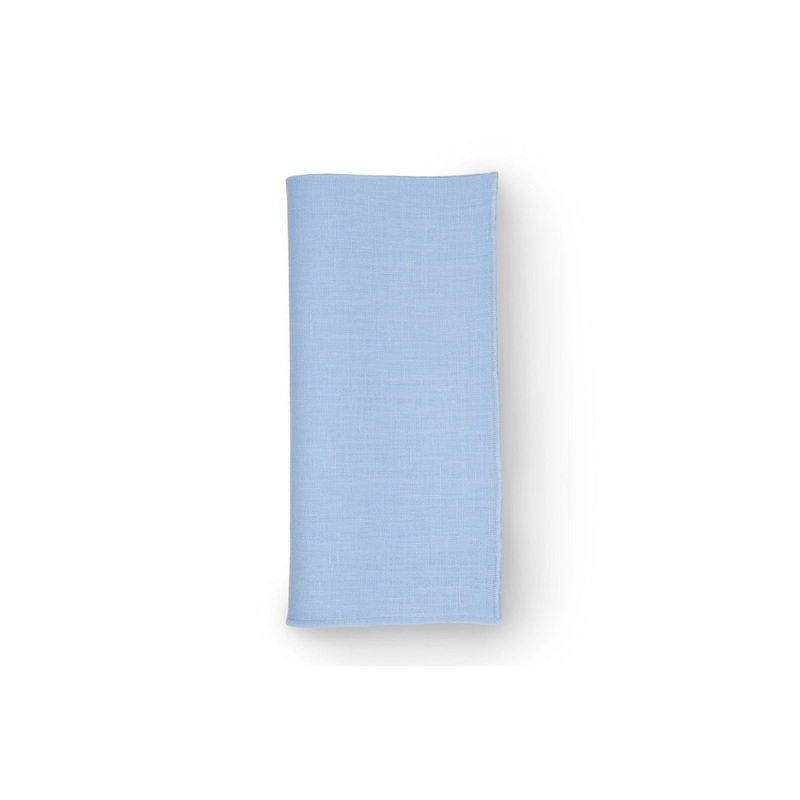 Air Blue Napkin with Blue Small Trim, Set of 4